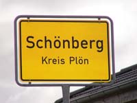 Schnberg Village Sign